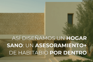 Casa de bioarquitectura con materiales naturales en entorno rural