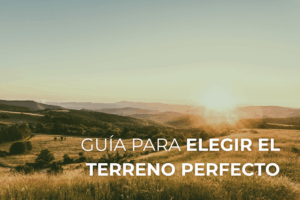 Ideal land for construction of a healthy house with bioarchitecture and optimal solar orientation