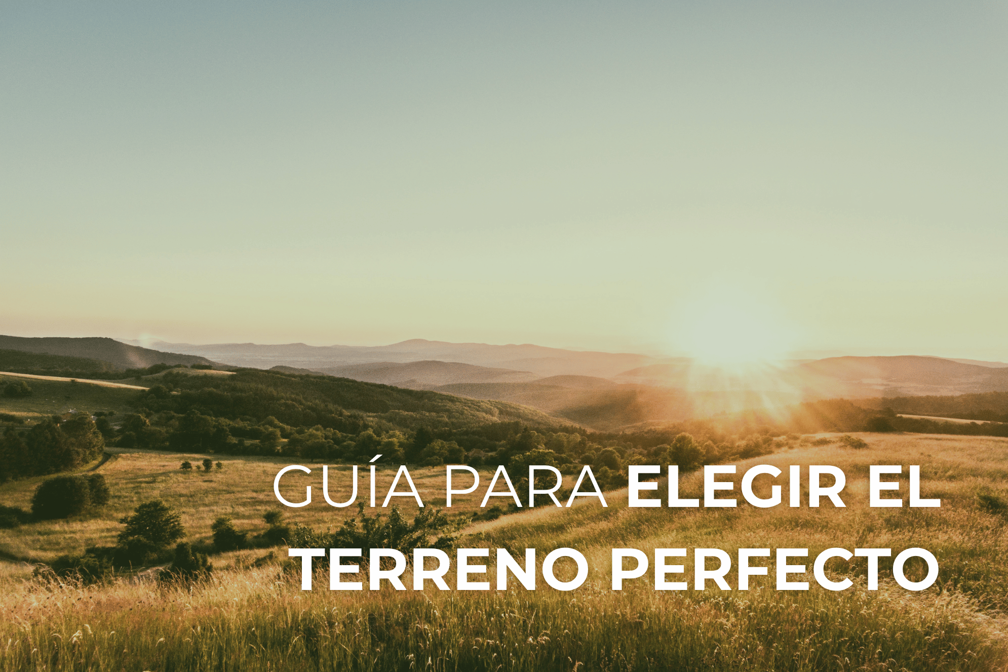 Terreno ideal para construcción de casa saludable con bioarquitectura y orientación solar óptima