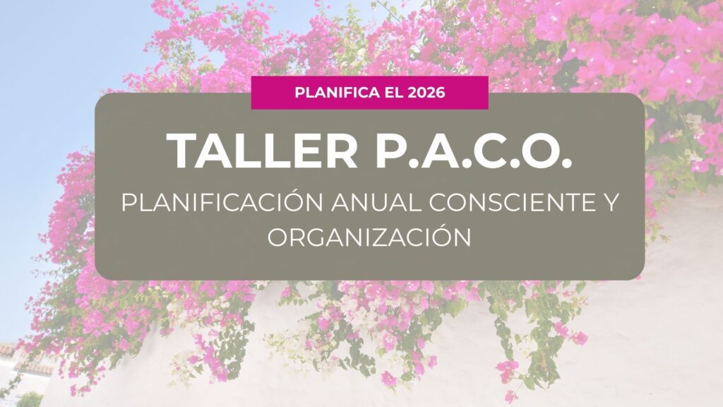 Taller de planificación anual consciente