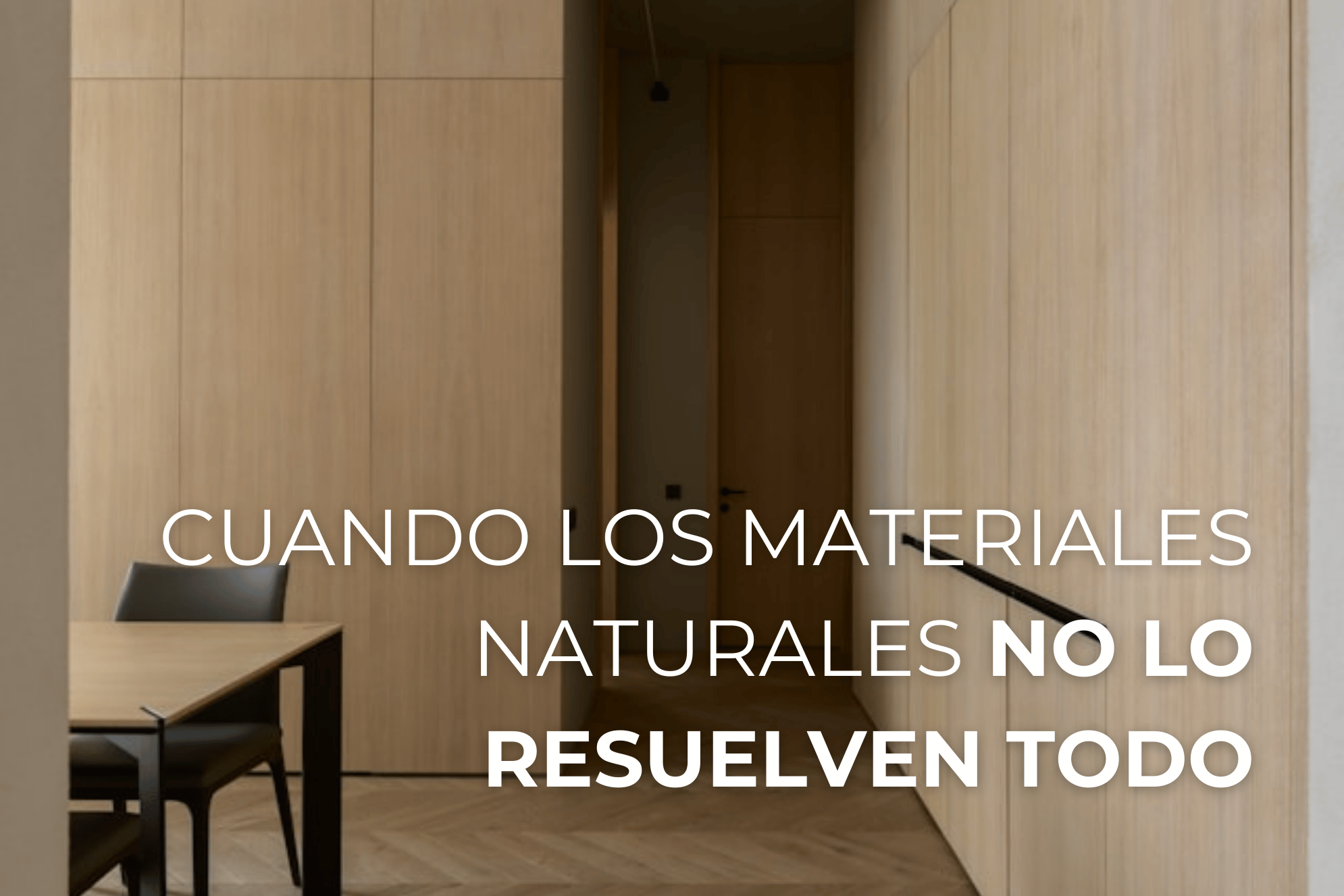 Arquitectura y energía de los espacios