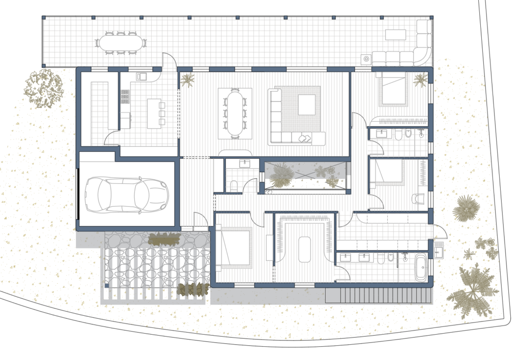 Vivienda con geometría sagrada