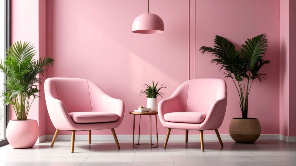 Decoración en rosa