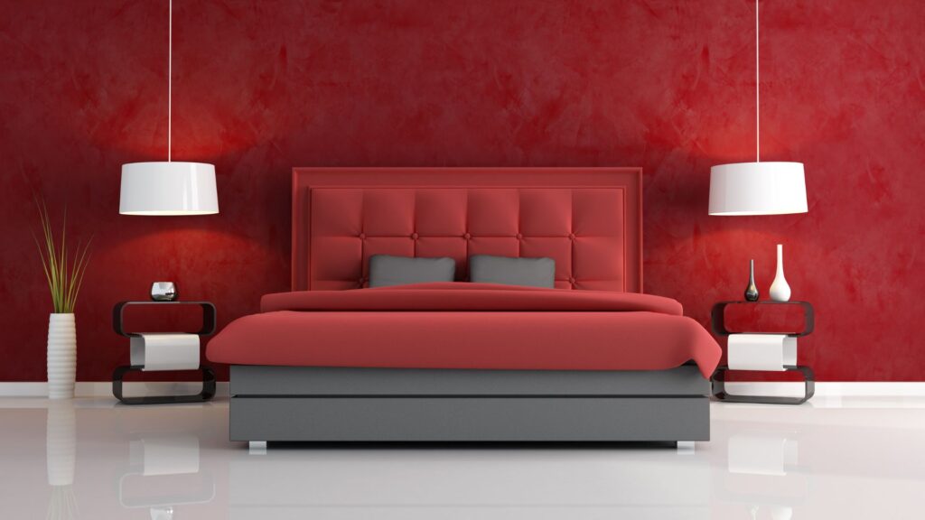 Decoración en rojo