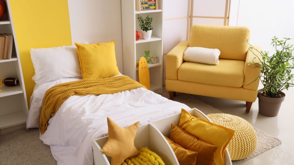 Decoración en amarillo
