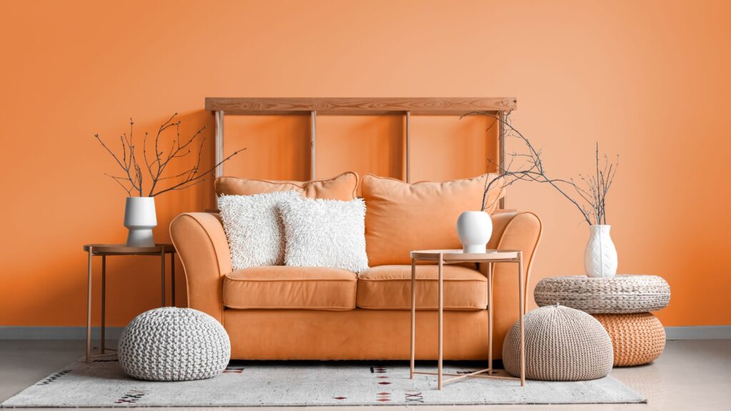 Decoración en naranja
