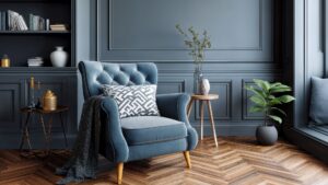 Decoración en azul